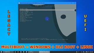 USB Multiboot LEGACY and UEFI AIO Boot Extractor (Windows, DLC Boot, Linux)  #usbmultiboot #kamidi