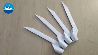 Оригами когти из бумаги/Origami paper claws/折り紙の爪