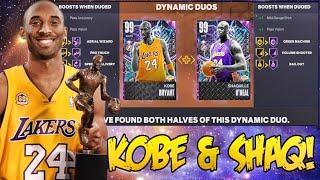 INVINCIBLE KOBE BRYANT AND SHAQ DYNAMIC DUO GAMEPLAY! NBA 2k23 Myteam BLACK MAMBA IS THE REAL DEAL