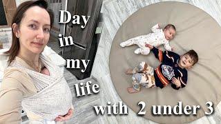 Day in my life with 2 under 3 | SAHM