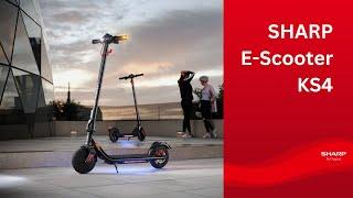 SHARP E-Scooter KS4 - Electric scooter with built-in display and application control