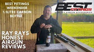 Best fittings weekender 1.1 litre 300bar carbon bottle review - charging equipment for Airguns