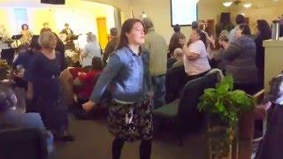 Dancing at Rehoboth Messianic Congregation