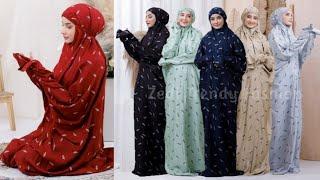 One Piece Namaz Dress/ Jilbab Cutting Stitching/ Full Length Khimar For prayer/ Namaaz Clothes DIY