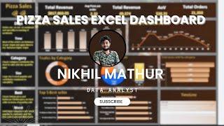 Data Analyst Portfolio Project | Pizza sales Dashboard Using Excel