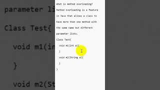What is method overloading in java