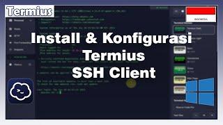 Install dan Konfigurasi Termius SSH Client | Termius | Windows 10