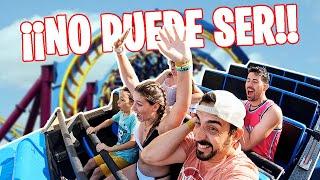 REACCIÓN en FAMILIA a MONTAÑAS RUSAS extremas y atracciones DE AGUA en TERRA MÍTICA