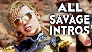 MORTAL KOMBAT 11 ALL SAVAGE Intro Dialogues MK11 Funny Intros Character Banter Interaction