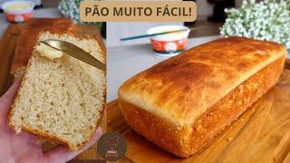 Pão Caseiro mais fácil de fazer que existe | Não precisa sovar!