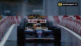 Being chased by Schumacher in the rain - Nigel Mansell