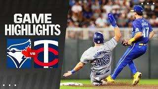 Blue Jays vs. Twins Game Highlights (8/30/24) | MLB Highlights