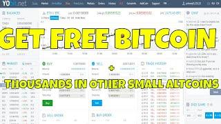 Get FREE Bitcoins, Dash, and Thousands in other small Altcoins from YoBit | NO CATCH