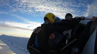 Aircraft Stall Captured by Skydiver