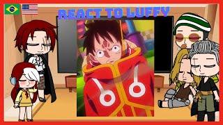 One Piece React to Luffy Gear 5 vs Rob Lucci | Gacha React | One Piece |1/3|