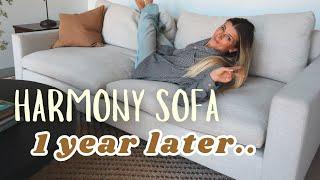 1 YEAR UPDATE Review of the Harmony Sofa from West Elm