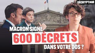 Macron signe 600 décrets dans votre dos ? - Gabrielle Cathala