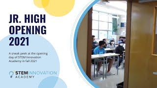 Opening Day at STEM Innovation Academy Junior High, 2021