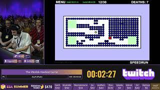 The Worlds Hardest Game [Any% (Flash)] by hsblue - #ESASummer24