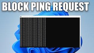 How To Disable/Block Ping Request in Windows 11