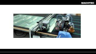 Macotec - Star Cut - Automatic Glass Cutting Table with TPF removal tool + Label Printer