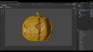 Blender Modeling a Pumpkin