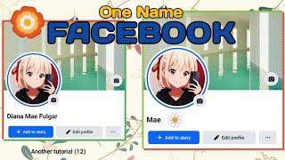 how to one name on facebook 2024 | another way (12)