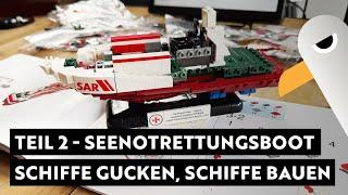 Schiffe gucken, Schiffe bauen ️️ Bluebrixx Seenotrettungsboot der DGzRS Teil 2