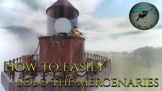 How to Easily Solo the Mercenaries [Isle 9 Roblox] [READ DESC]