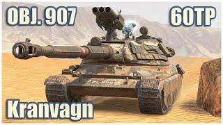 60TP, Kranvagn & Object 907 • WoT Blitz Gameplay