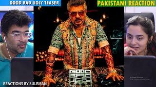 Pakistani Couple Reacts To Good Bad Ugly Tamil Teaser | Ajith Kumar | Trisha | Adhik Ravichandran