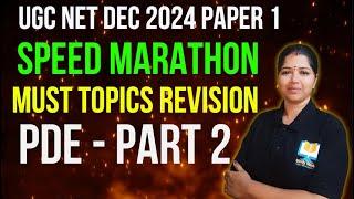 People Development & Environment-Part 2|UGC NET Paper 1 Speed Marathon|Free Crash Course Paper 1