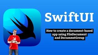 How to create a document-based app using FileDocument and DocumentGroup – SwiftUI