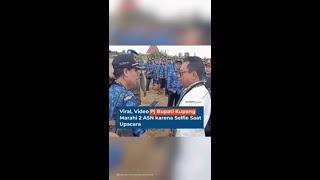 Viral, Video Pj Bupati Kupang Marahi 2 ASN karena Selfie Saat Upacara