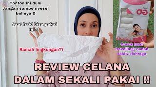 CELANA DALAM SEKALI PAKAI | TONTON INI SEBELUM MEMBELI !!