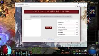 How to use the Citizen of Wraeclast PoE DPS Tool