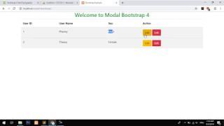 PHP Ajax View MySQL Data Through Bootstrap Modal #1.