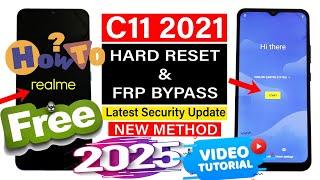 Realme C11 2021 Hard Reset & FRP Bypass Free & Easy 2025 | RMX3231 FRP Unlock Latest Security Update