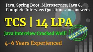 TCS Java Interview | Java | Spring Boot | Microservices | Database