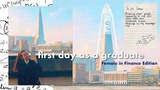  first day as a graduate analyst in london - female in finance vlog 