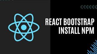 react bootstrap install npm