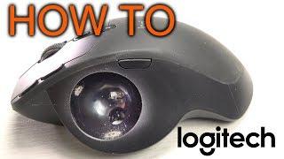 How to Clean Logitech Trackball Mouse MX Ergo