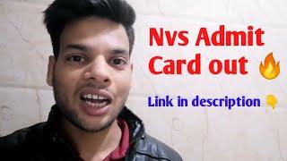 Nvs All Post Admit Card Out | Download now link in description  | nvs admit card 2022