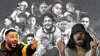 Indian Rappers React on Nephop or Nepali Hiphop || Badshah, Emiway Bantai, Seedhe Maut, Raftaar