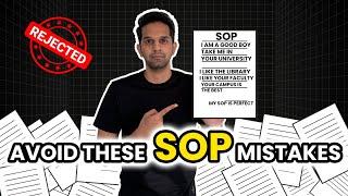 Avoid These SOP Mistakes ‍️️| SOP Tips and Tricks | Fall 2025