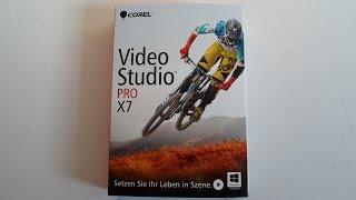 Corel VideoStudio Pro X7 Unboxing