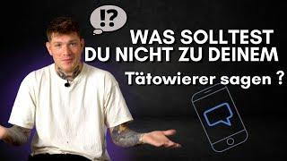 Was solltest du NICHT zu deinem Tätowierer sagen ? | VEAN TATTOO Deutschland