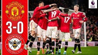 Varane's First United Goal! | Manchester United 3-0 Brentford | Highlights