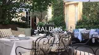 Ralph´s - Ralph Lauren´s beautiful courtyard restaurant in Paris | allthegoodies.com