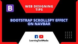 Bootstrap Scrollspy Effect on Navbar